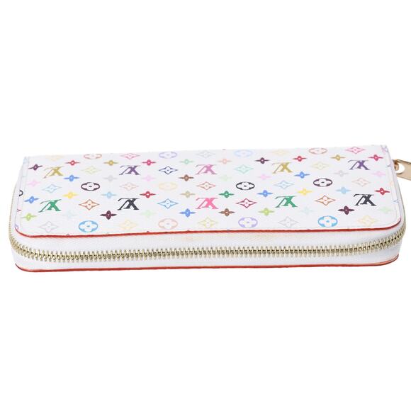 Louis Vuitton x Murakami Zippy Wallet White Monogram M60242 Figue Pink - Picture 6 of 6